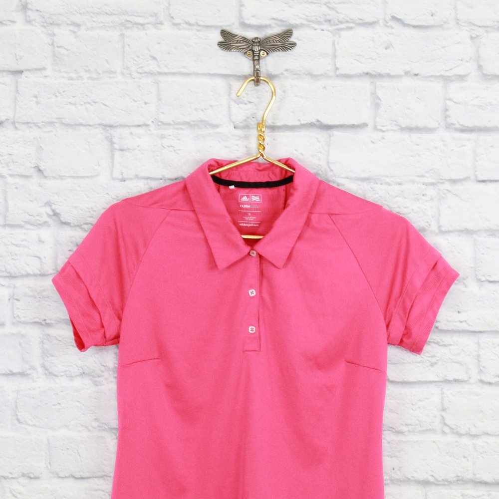 ADIDAS ClimaCool Vented Short Sleeve Polo Shirt S - Picture 2 of 8